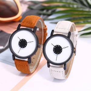 Brown&White Watch